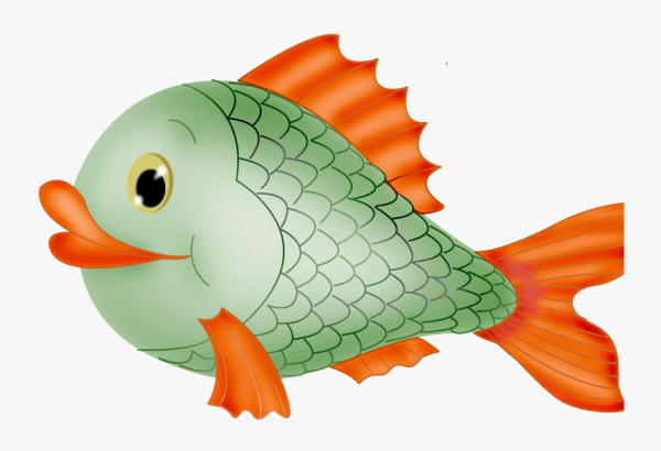 Красивые мультяшные рыбки