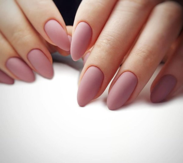 Ногти однотонные