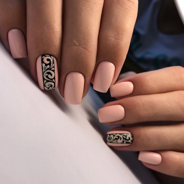 Матововые ногти дизайн