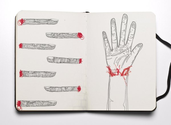 Скретч блокнот для рисования