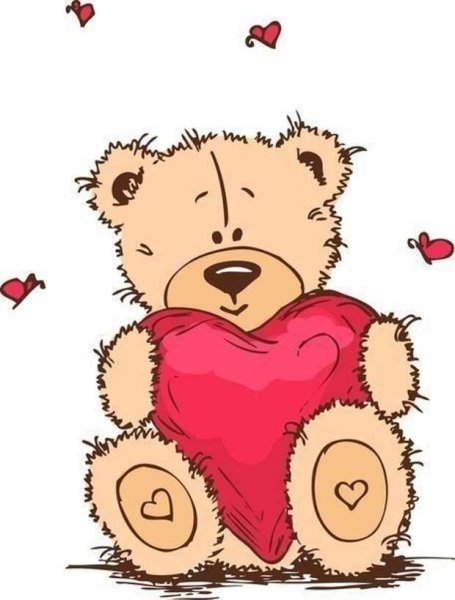 Картинки для срисовки мишки