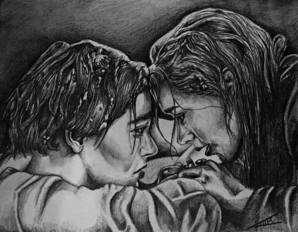 Любовь картинки карандашом