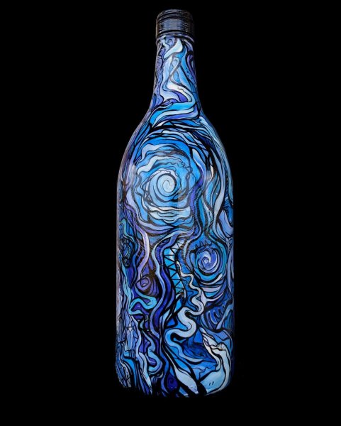 Расписать бутылку