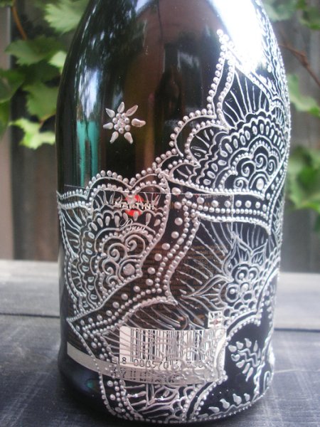 Узоры на бутылках