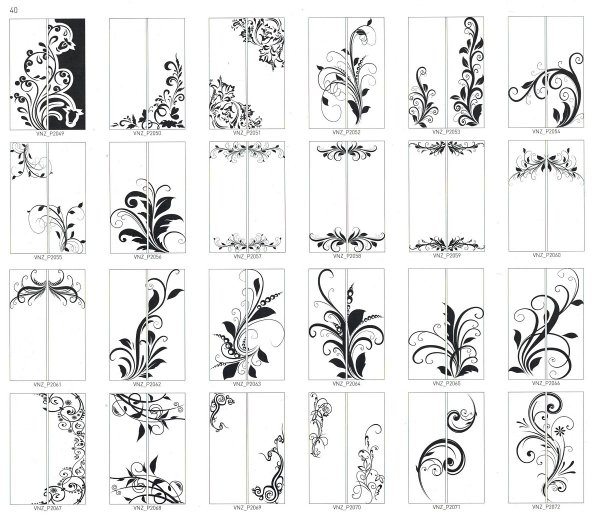 Варианты рисунков на мебели