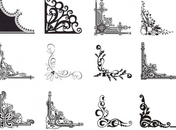 Угловой узор