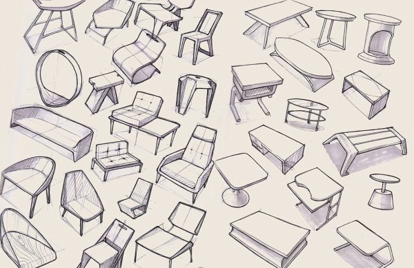 Наброски мебели