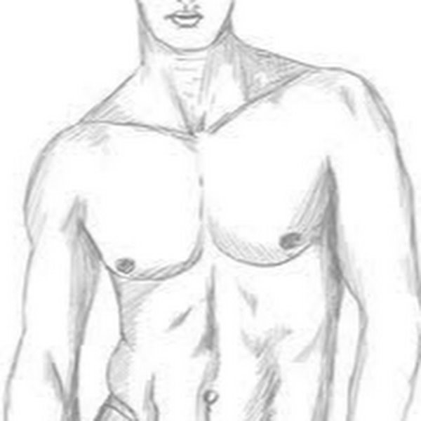 Парень карандашом