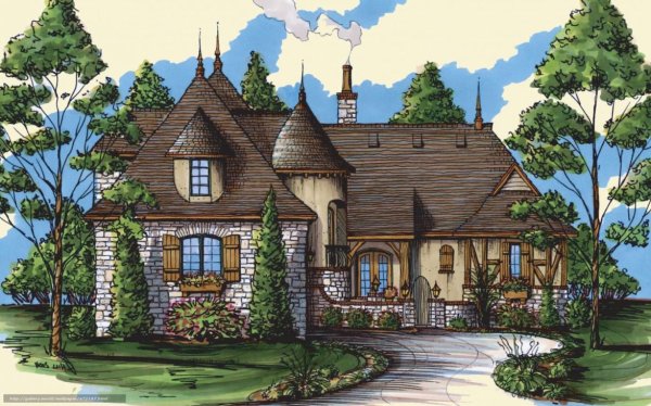 Дом мультяшный