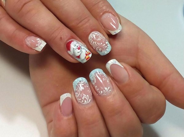 Новогодние ногти
