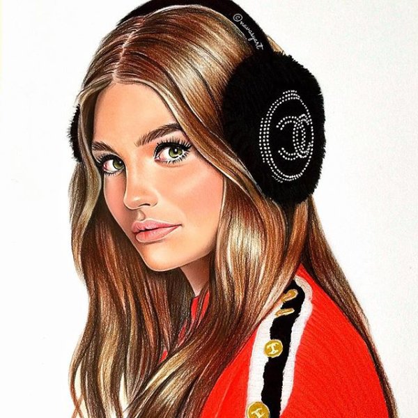 Нарисовать девушку