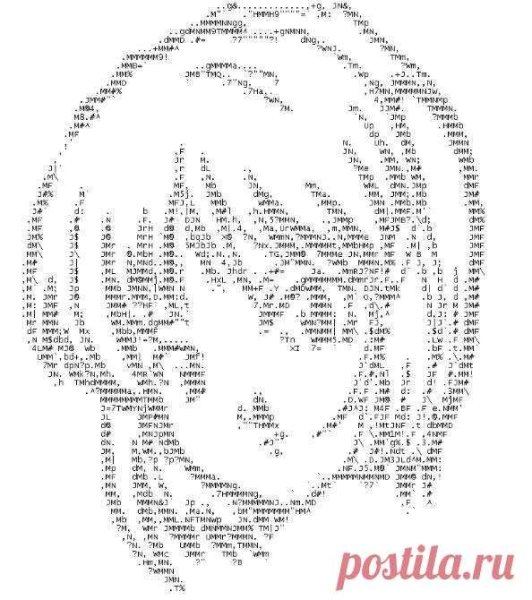 Рисунки символами