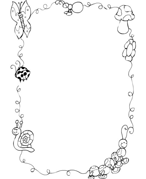 Рамка для раскрашивания