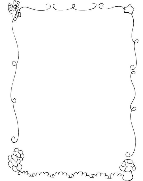 Рамка для раскрашивания