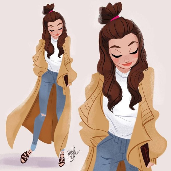 Девушки в мультяшном стиле