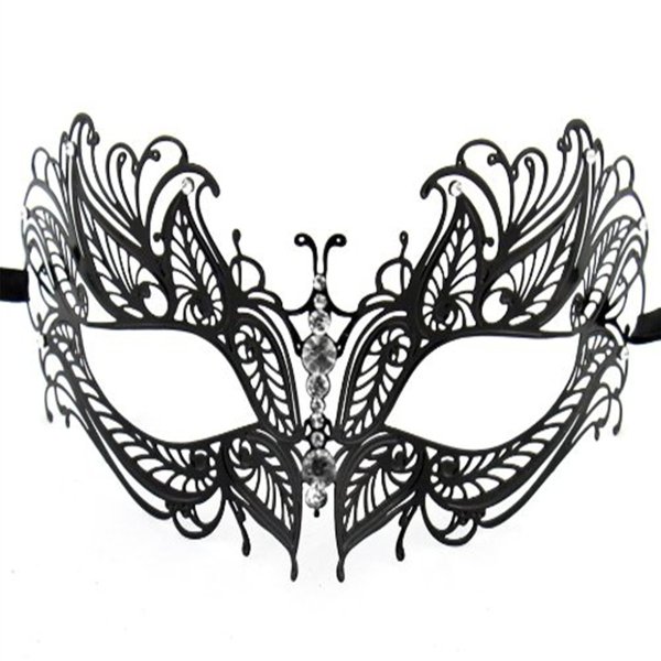 Карнавальная маска черно-белая