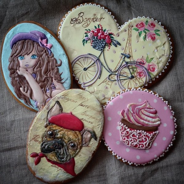 Рисование на пряниках