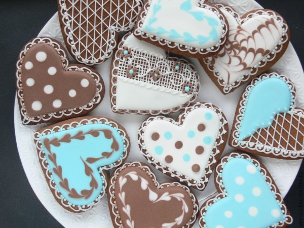 Украшение имбирных пряников