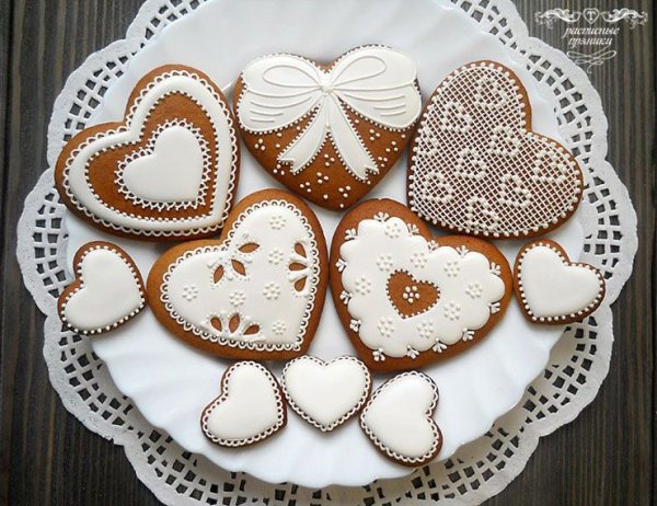 Украшение имбирных пряников