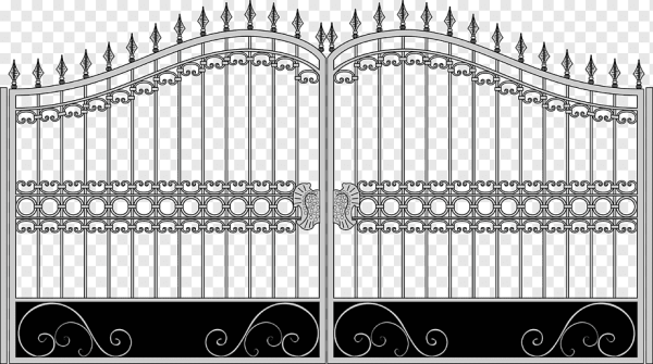 Ковка ворота вектор