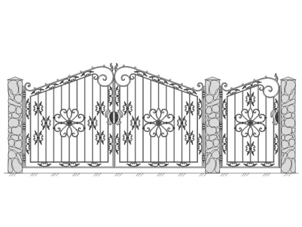 Кованые Решеточные ворота