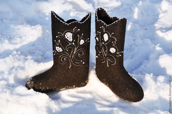 Валенки русские народные