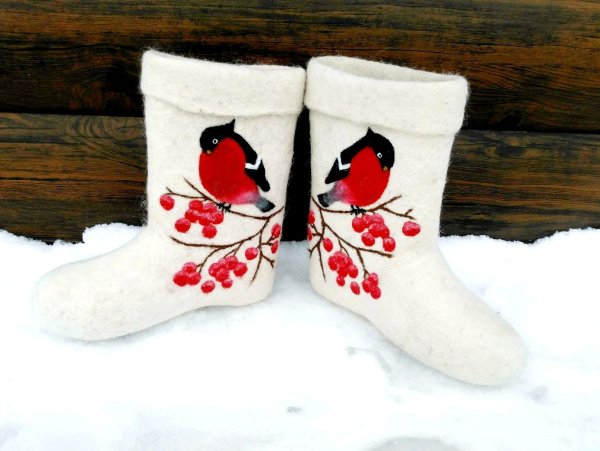 Красивые валенки