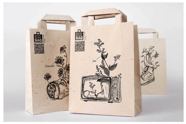 Креативные бумажные пакеты