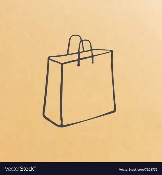 Пакет нарисованный