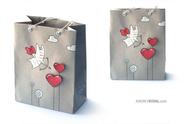 Подарочный пакет своими руками нарисовать