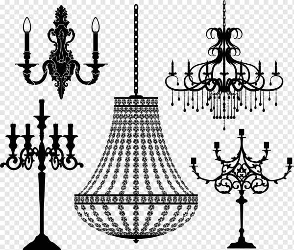 Люстра без фона для фотошопа