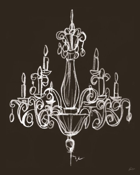 Нарисовать люстру