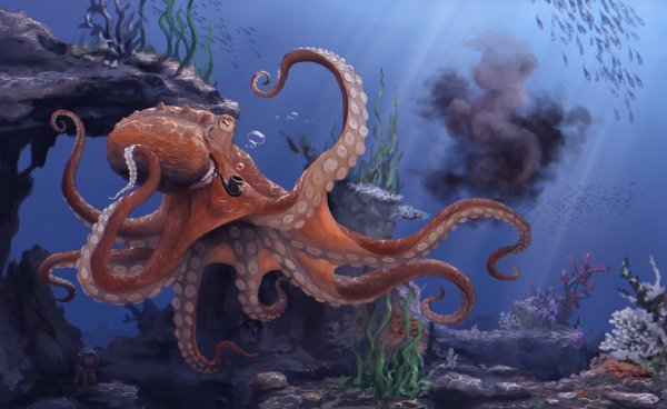 Гигантский осьминог Кракен