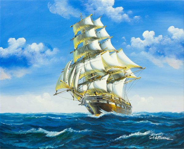 Парусник рисунок