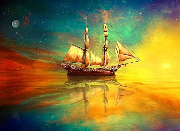 Корабль для декупажа