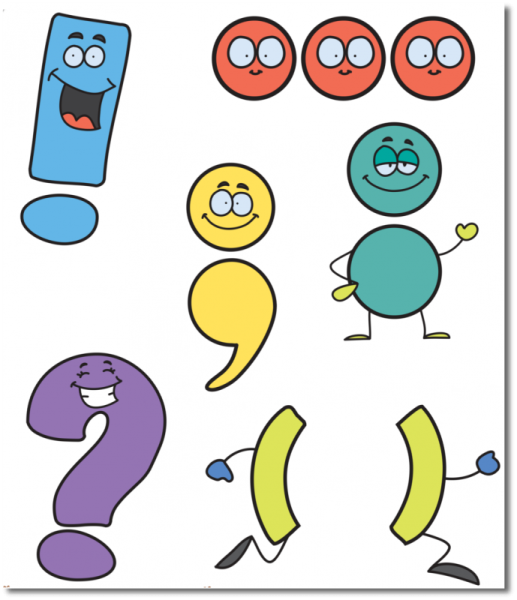 Знаки препинания рисунки