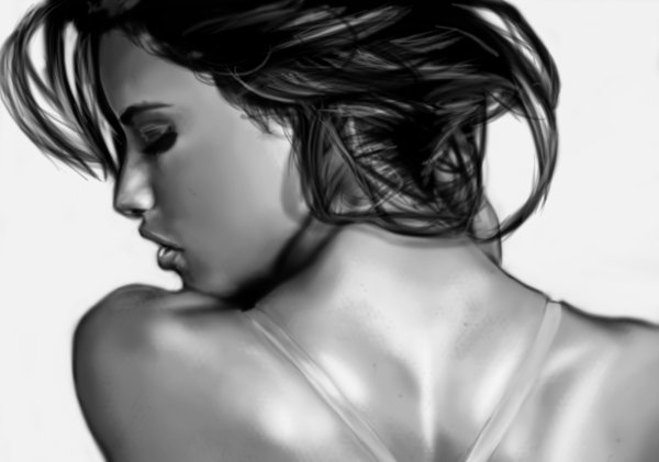 Девушка рисунок