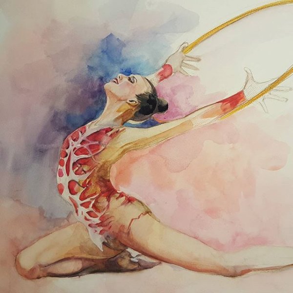 Гимнастки в живописи