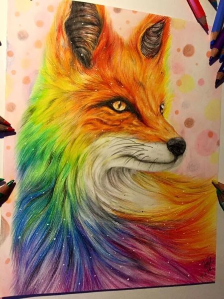 Рисунки разноцветные