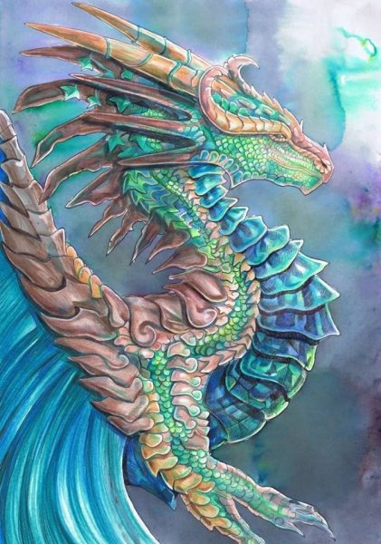 Бирюзовый дракон Цинлун