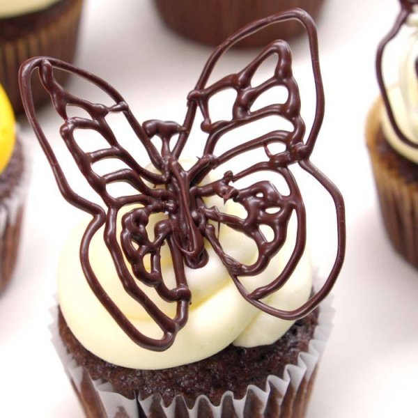 Украшения из шоколада для десертов