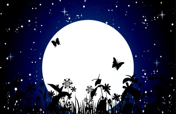 Доброй ночи красивые необычные