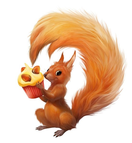 Мультяшные белки