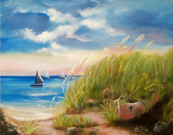 Морской пейзаж для детей