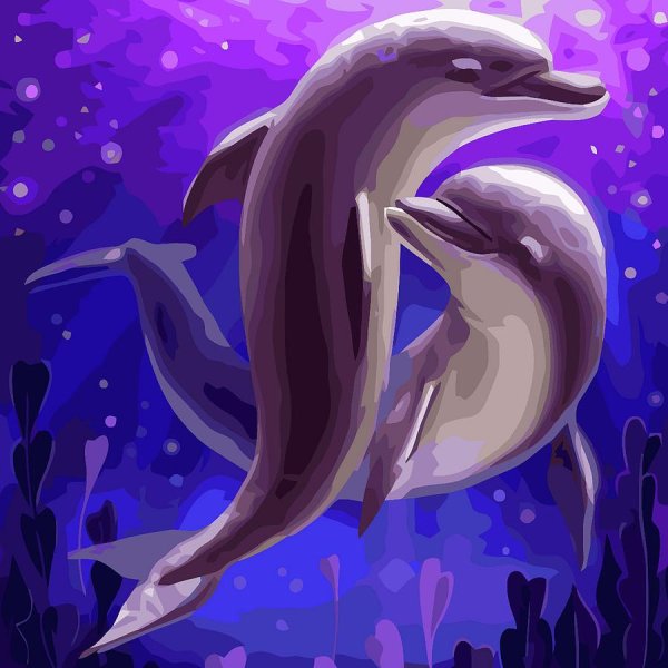 Фотообои дельфины на стену