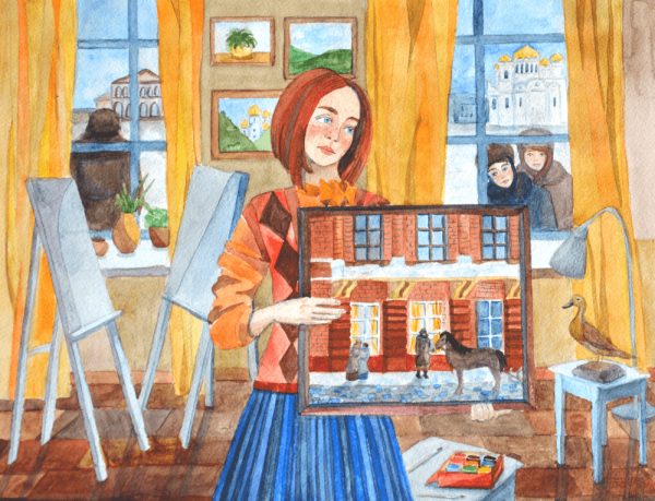 Художественная школа иллюстрация