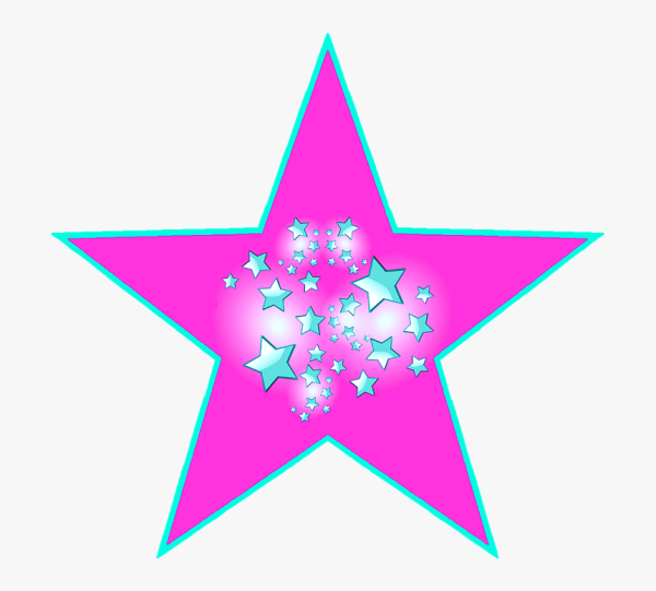 Розовые звездочки