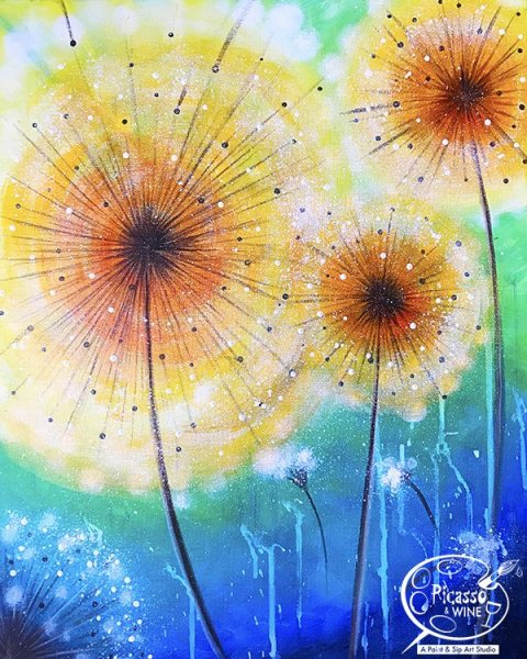 Радужный одуванчик