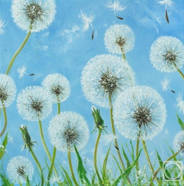 Картина одуванчик