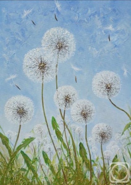 Живопись Ларисса Гамильтон , одуванчики